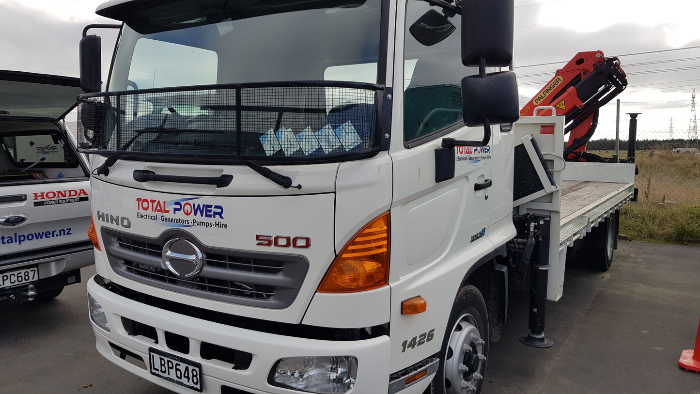 Truck Manual Hino 500 Series 1426 fitted with Palfinger PK12501 SLD5 9.8m Crane - Class 2 Drivers Licence